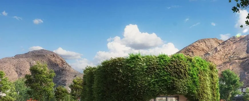 Sustainable District 绿色廊道效果图